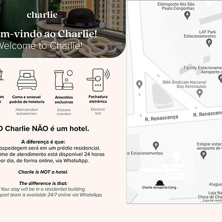 דירות סאו פאולו Charlie Aeroporto Congonhas Cgh מראה חיצוני תמונה