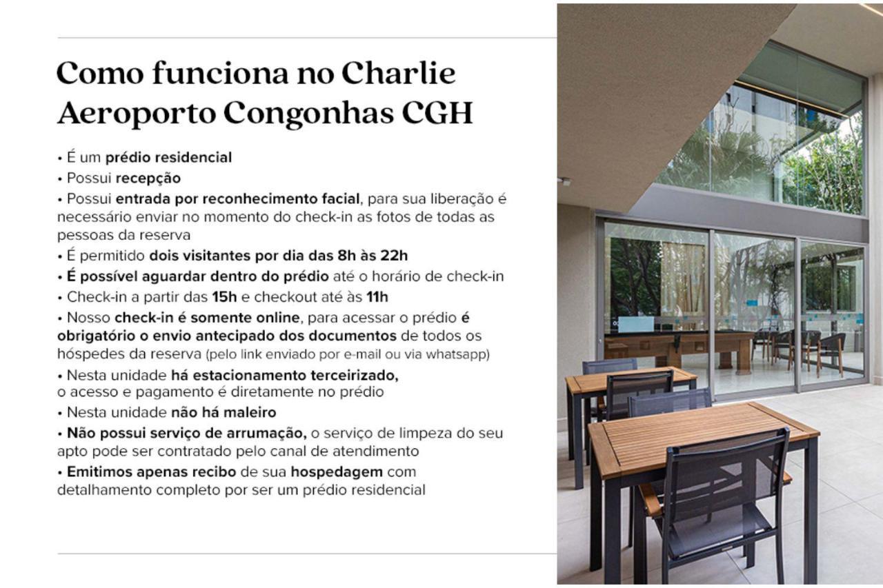 דירות סאו פאולו Charlie Aeroporto Congonhas Cgh מראה חיצוני תמונה